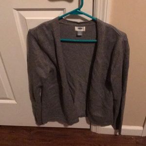 Cover, sweater, no buttons, very comfortable